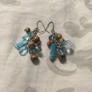 Beaded dangled earrings